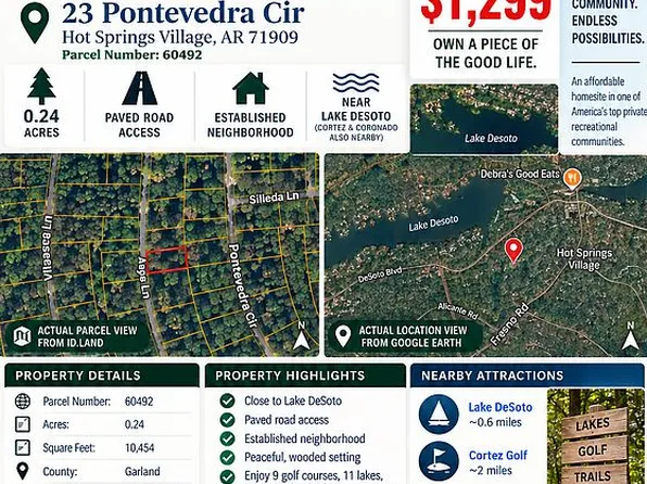 Pontevedra Cir, Hot Springs Village, AR 71909