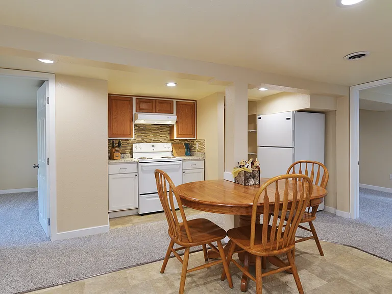 Downstairs - Second Kitchen w/ Dining Table