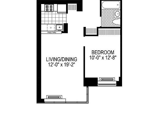 2nd image of 2 Gold St APT 26D