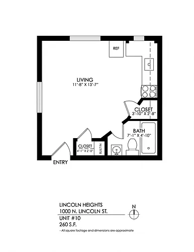 Floor plan Studio