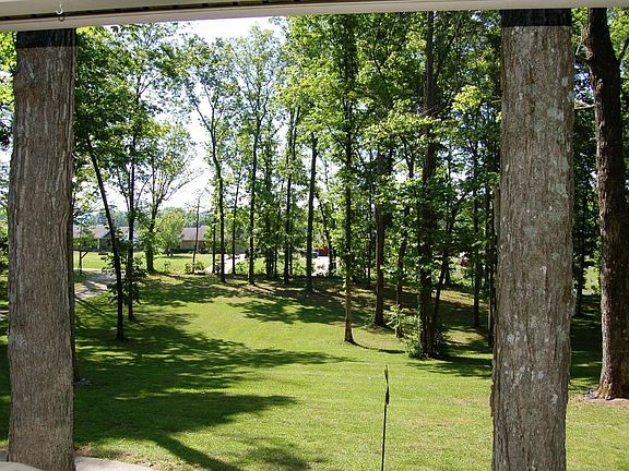 View from front covered porch