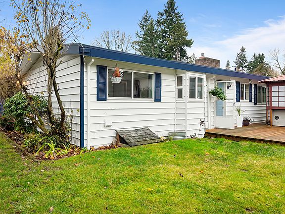 Back of home and backyard.