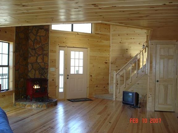 looking into living room from kitchen