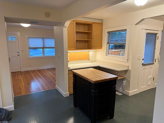 Office nook next to kitchen