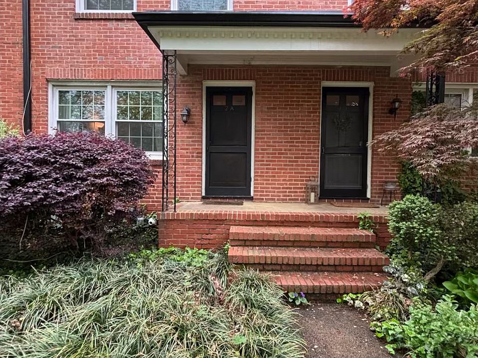 Front door of the townhome.