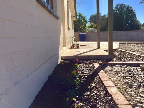 Flowerbeds Out Front