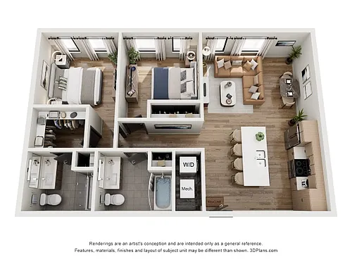 Floor plan B1