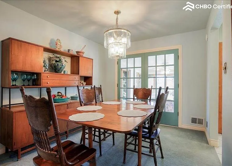 Dining room- Seating area could be up to 12.