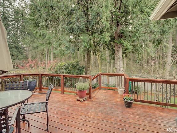 Forrest views surround the back of the property giving the home a private feeling 