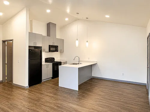 Floor plan 1 Bed 1 Bath (B)