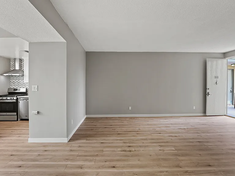 Front Entrance and Living Room Area