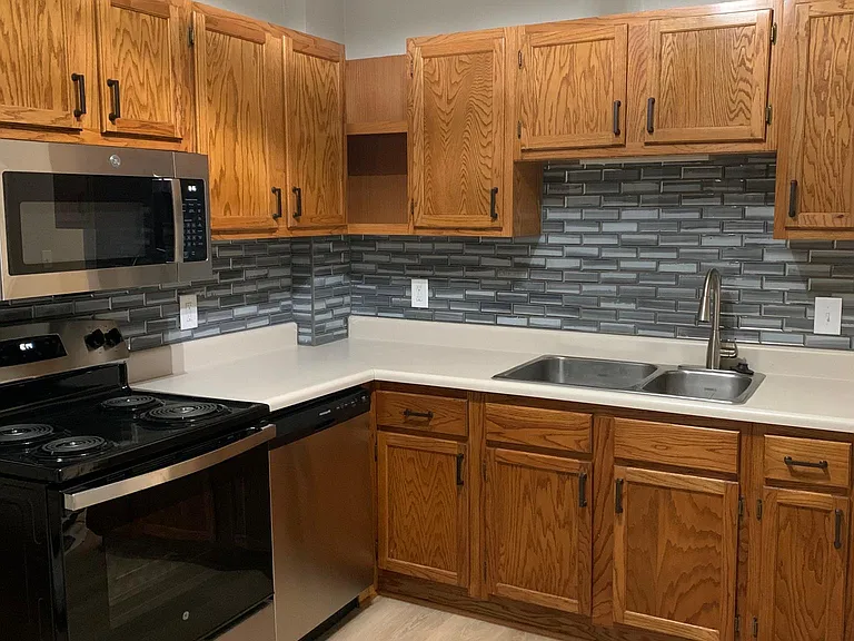 Updated kitchen with new appliances