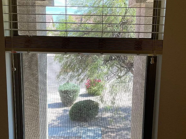 Looking toward the mail box