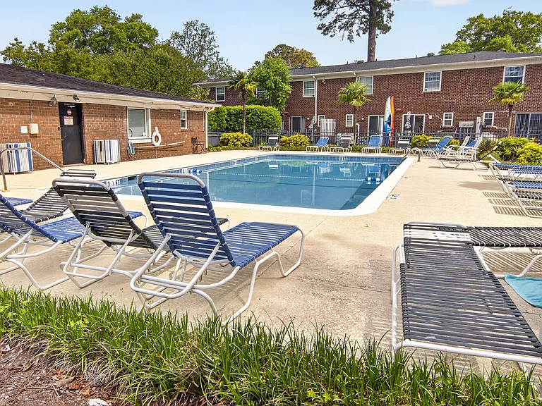 Community includes a swimming pool available to tenants