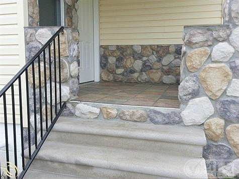 Really Nice Tiled & Stone Porch