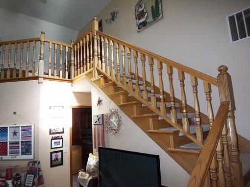 custom oak staircase