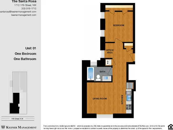 The Santa Rosa, 1712 17th St NW Unit 01, Washington, DC 20009