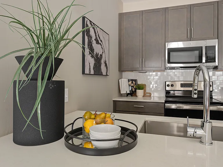 Kitchen Layout at Vicinity Apartments