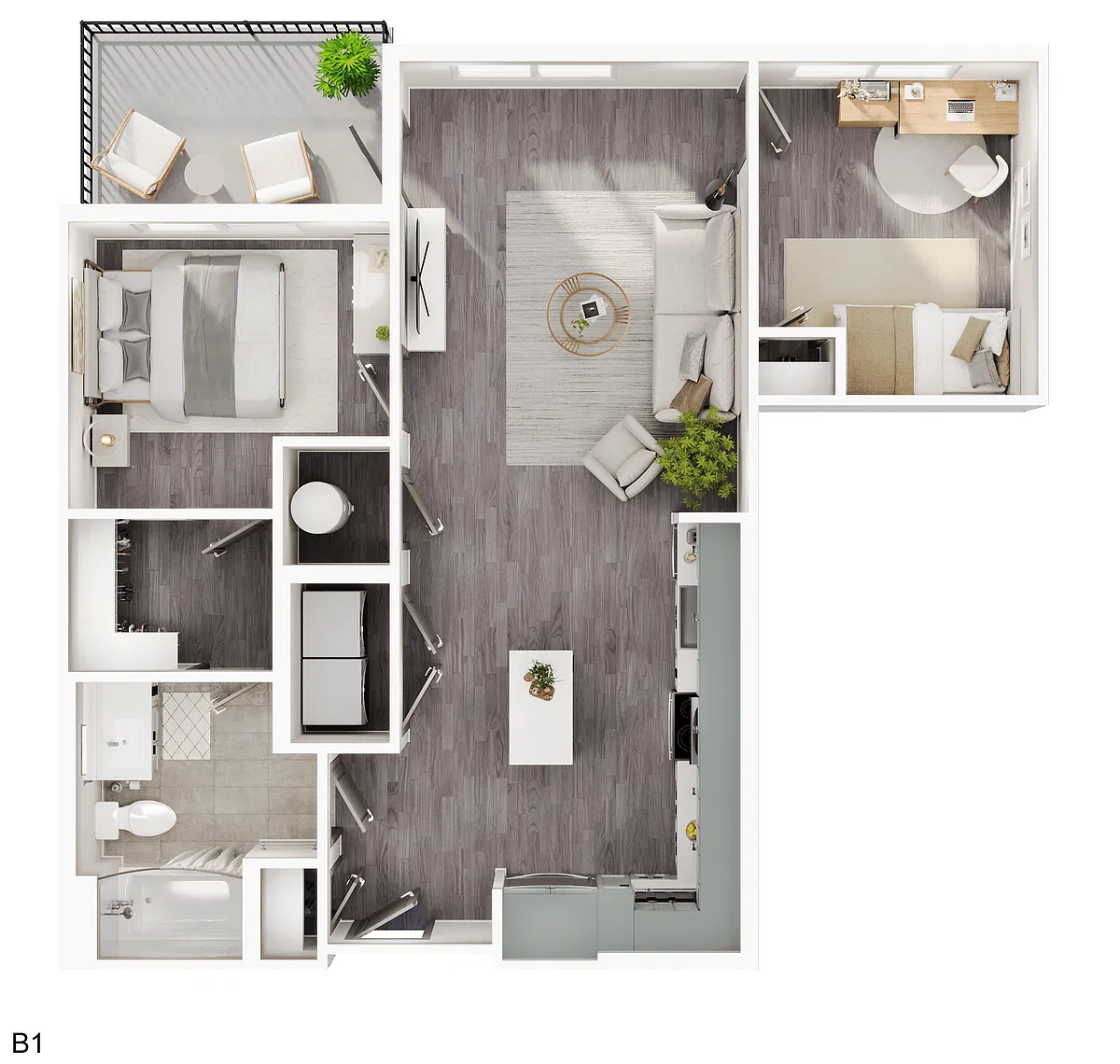Floor plan B1