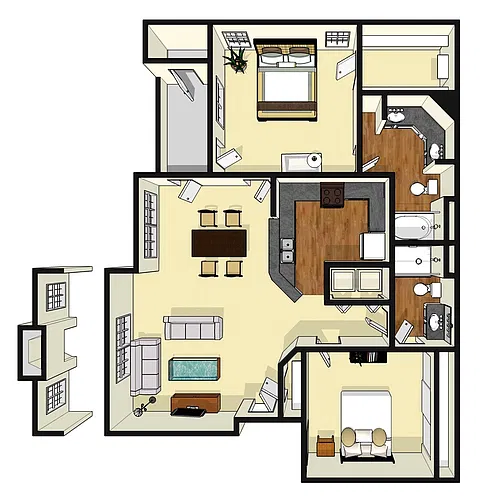 Floor plan B2