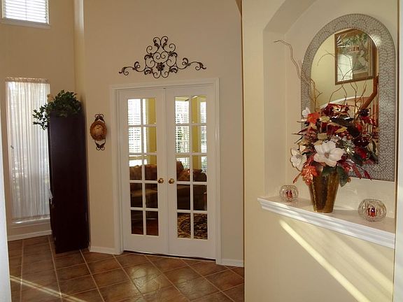 Study with French doors.