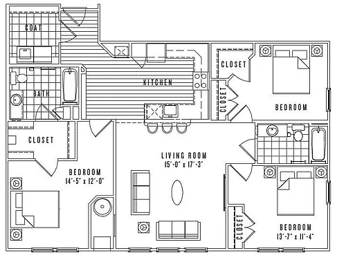 Floor plan C1