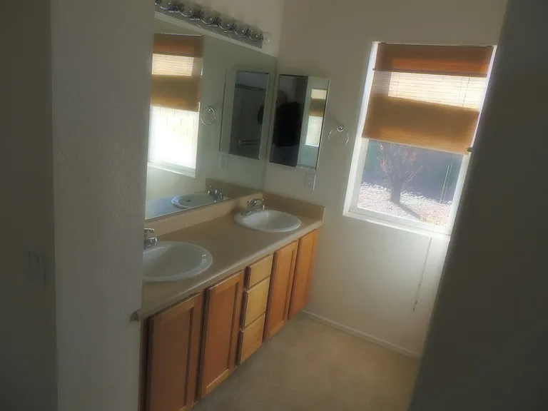 Master bath vanity