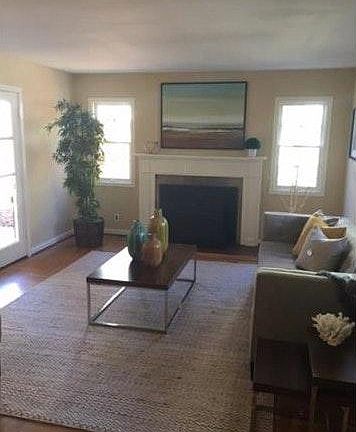 Sunny living room ...