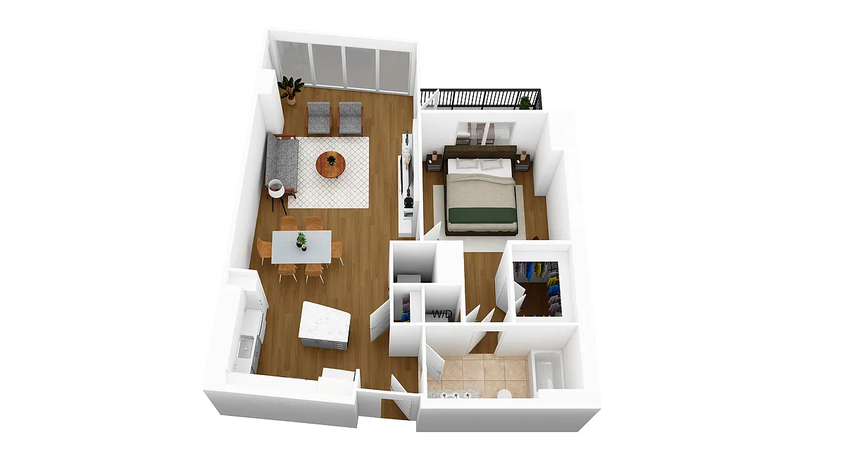 Floor plan A1B