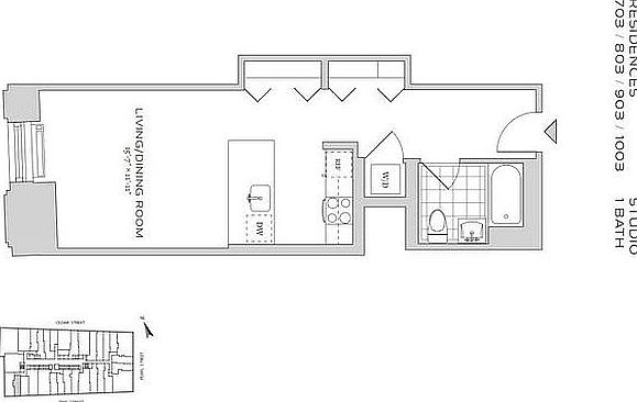 1st image of 70 Pine St APT 803