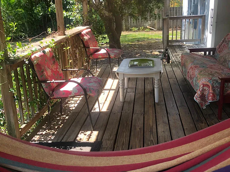 Back porch covered deck