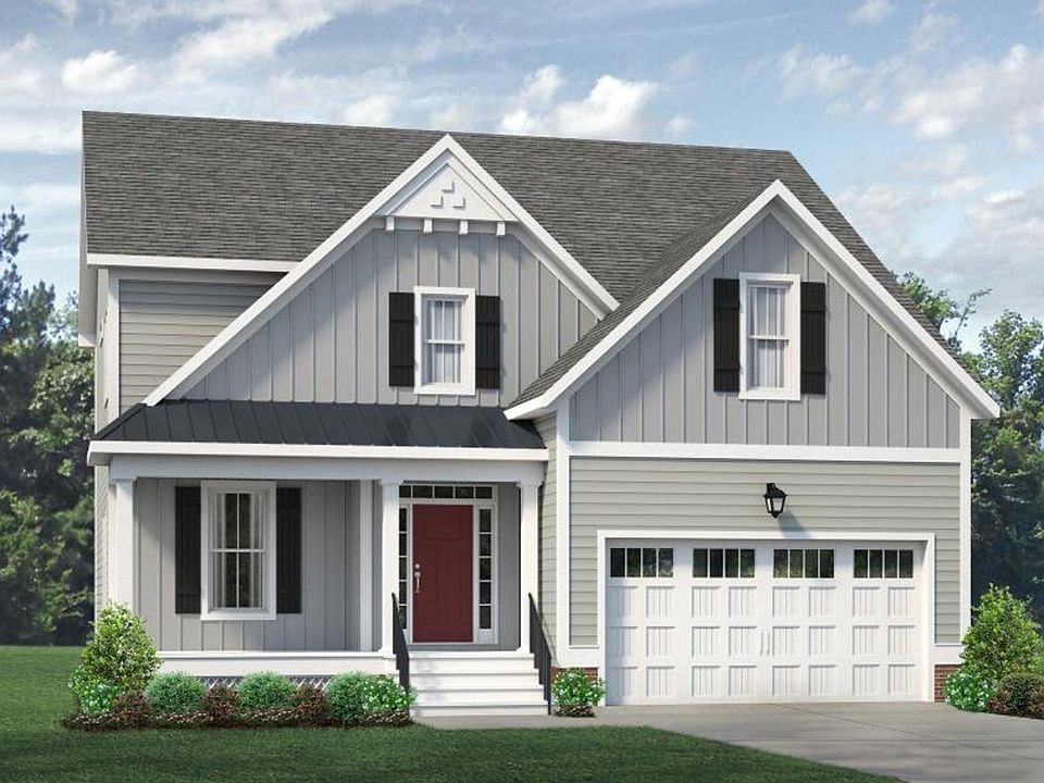 Corbin B - Farmhouse FH Front Load Garage