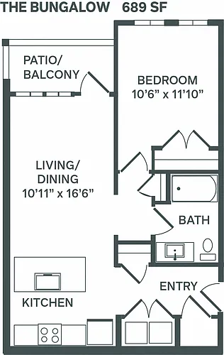 Floor plan Bungalow A1