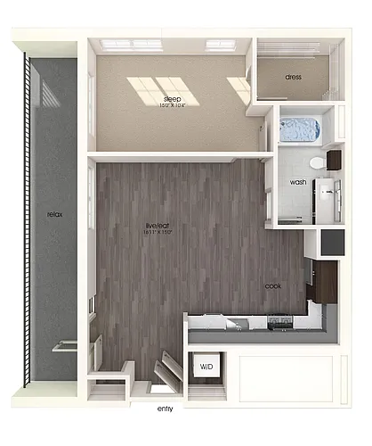 Floor plan A06