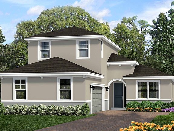 Elevation A - Side Garage