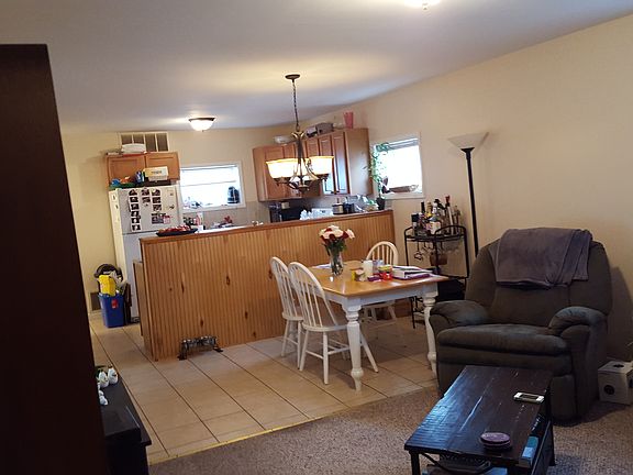 open kitchen/dining/and living room