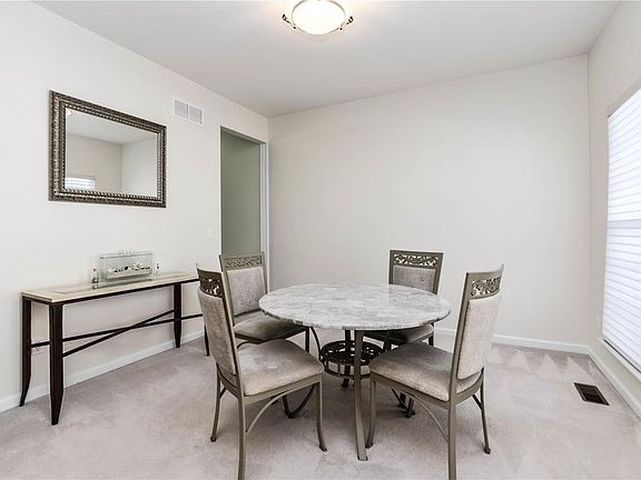 Separate dining area.
