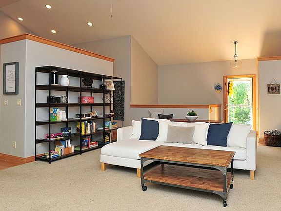 Living room and entry way