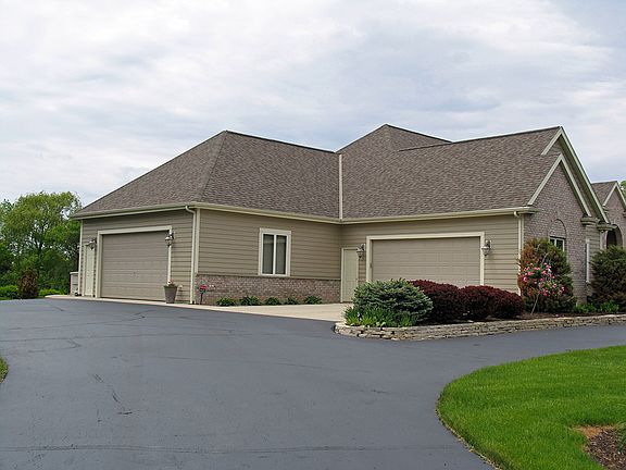 Two, 2.5 car garages