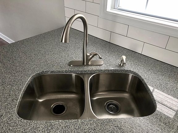 Stainless 50/50 Sink
