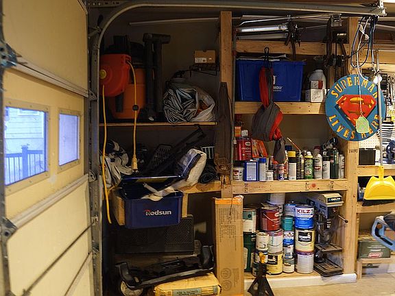 Built in air compressor