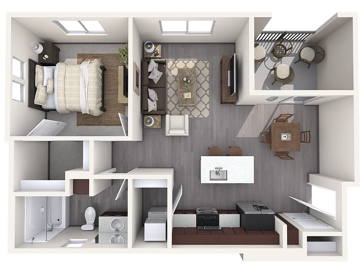Floor plan Pinto with Detached Garage