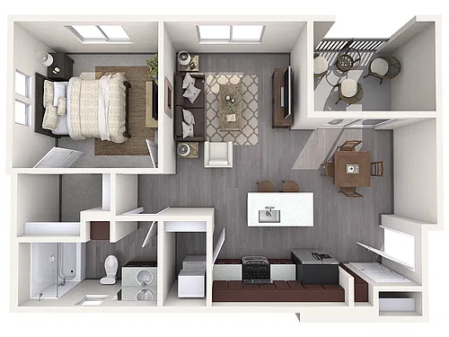 Floor plan Pinto with Detached Garage