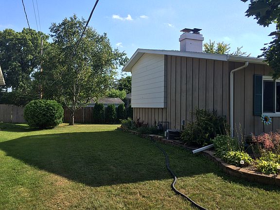 east side of the house