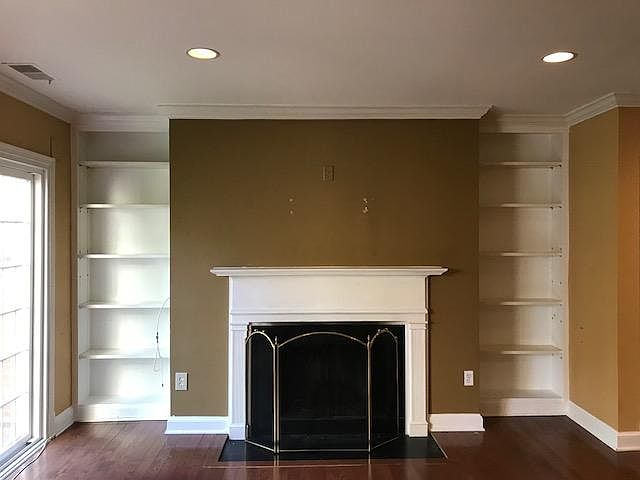 Chimney in living room