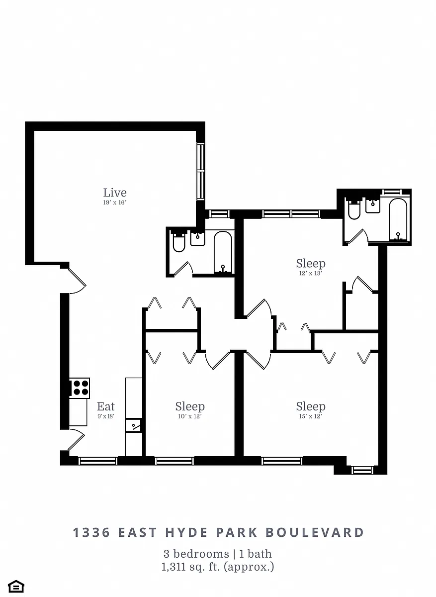 Floor plan 3 bedroom