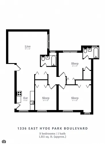 Floor plan 3 bedroom