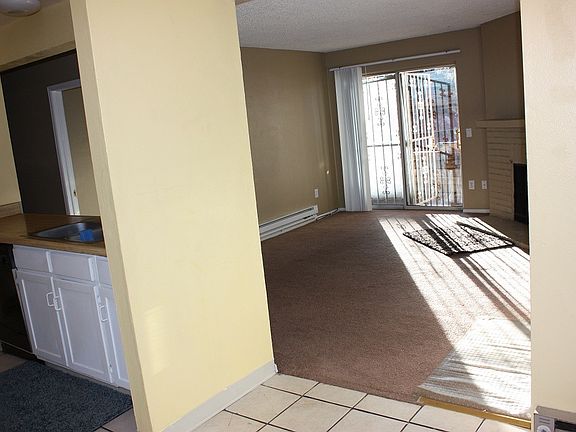 Living room and kitchen
