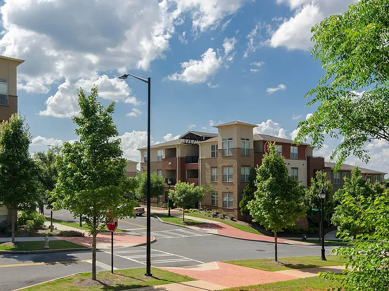 Nicely paved walkways within complex for casual strolls within the complex