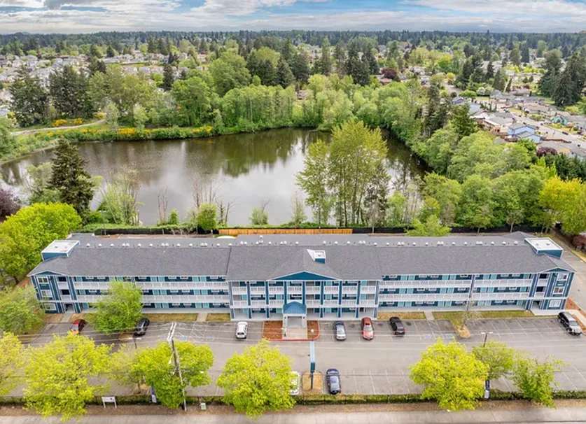 The Theodore Exterior Aeriel view